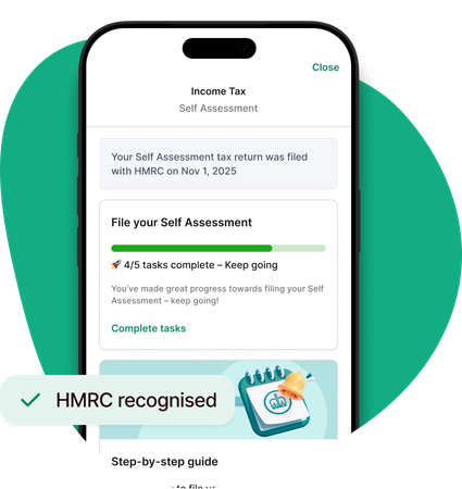 MTD Self Assessment filing progress and step-by-step guide on ANNA mobile app
