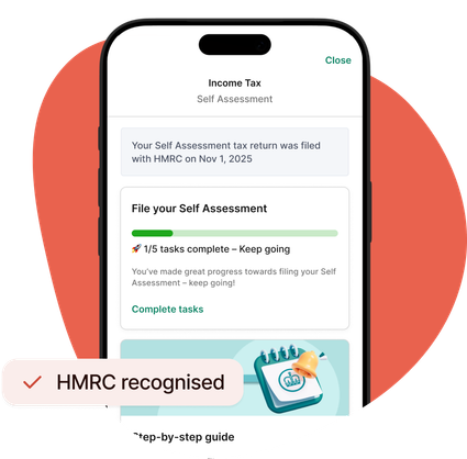 MTD Self Assessment filing progress and step-by-step guide on ANNA mobile app