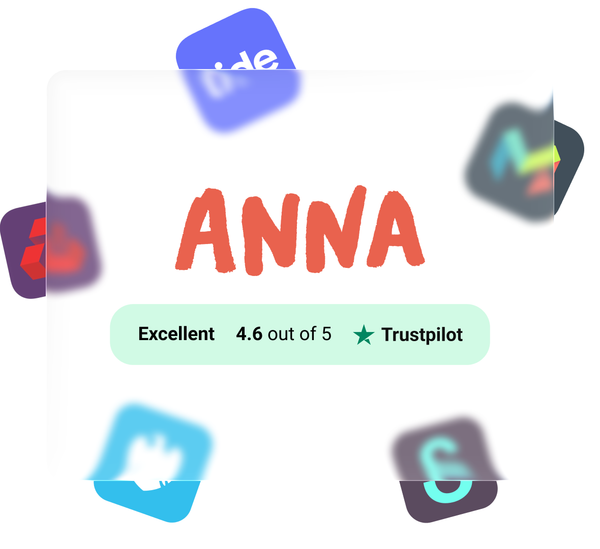 ANNA Trustpilot rating: Excellent, 4.6 out of 5