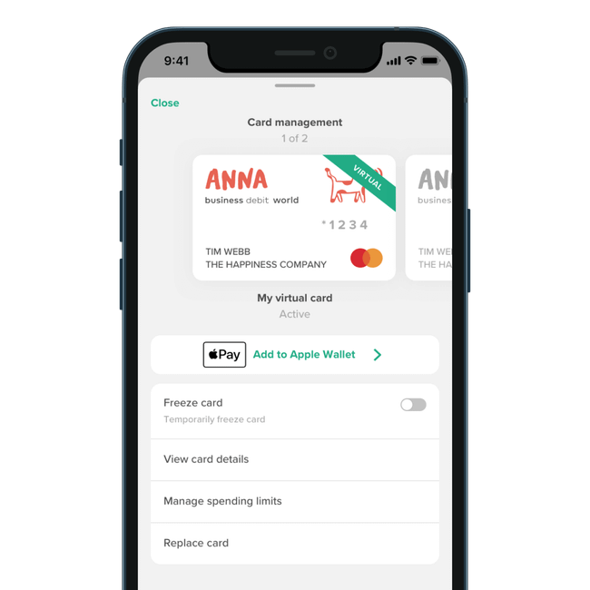 ANNA — Business account