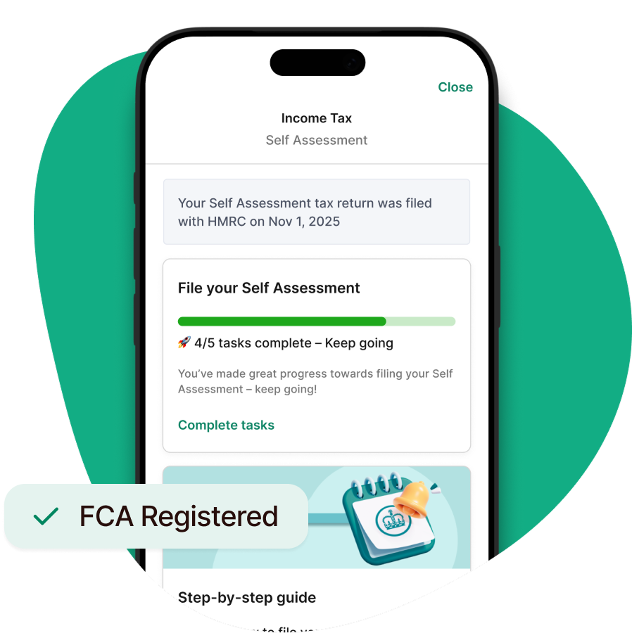 MTD Self Assessment filing progress and step-by-step guide on ANNA mobile app